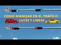 COMO MANEJAR UN AUTO EN LA CALLE.Lineas y Luces de tráfico.Clases de MANEJO