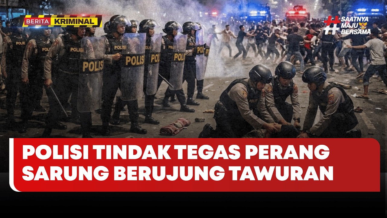 🔴 LIVE | Polisi Tindak Tegas Perang Sarung Berujung Tawuran - Berita Kriminal