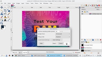 GIMP: Resize Canvas & Perfectly Fill Empty Space
