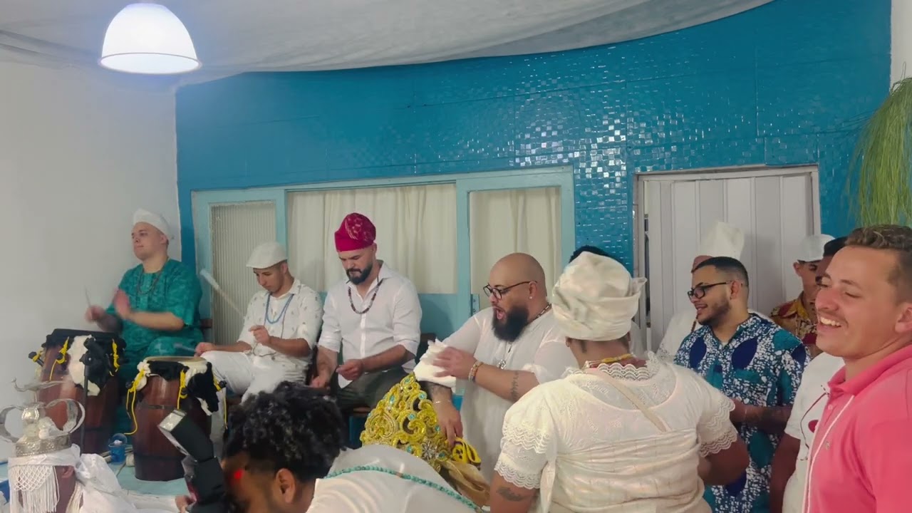 Louvando Yemọjá com mestre Alexandre Buda e Bàbá Kọrin.