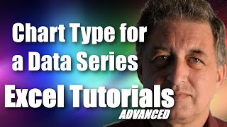 #04 Excel 365 Tutorial Advanced - Changing the chart type for a particular data series