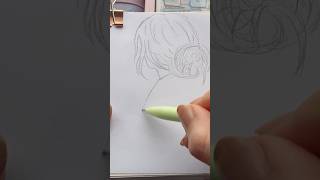How to draw a girl with messy bun p2 #animation #cartoon #cartoonnetwork #devianart #dewdrop