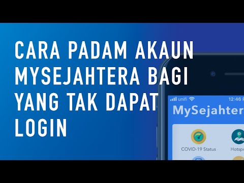 Cara padam atau delete akaun MySejahtera yang lama dan tak dapat login