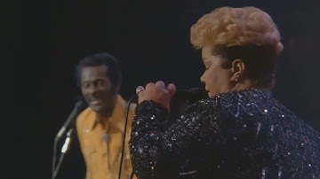 Chuck Berry & Etta James (4K remastered) 1986 - Rock n Roll Music, with Keith Richards, Eric Clapton