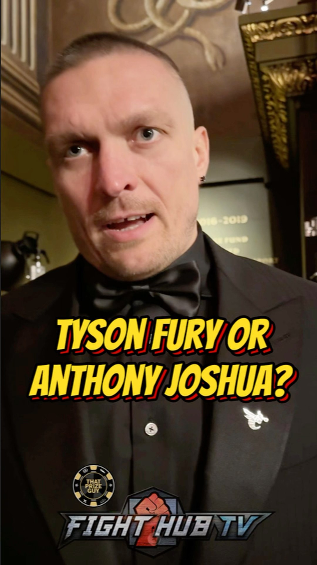 Oleksandr Usyk PREDICTS Fury vs Joshua winner!