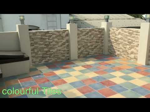 Terrace Tiles Design Ideas Terrace Design Tour India Youtube