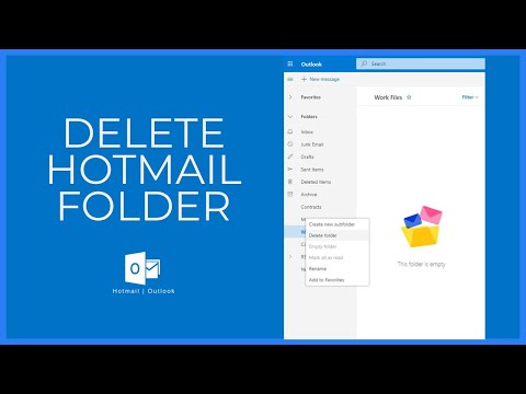 How to Delete Folder in Hotmail.com?