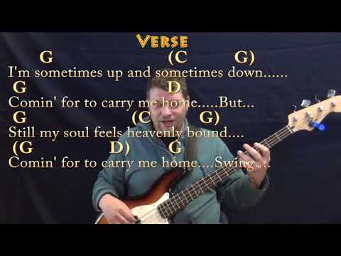 swing-low,-sweet-chariot-(spiritual)-bass-guitar-cover-lesson-in-g-with-chords/lyrics