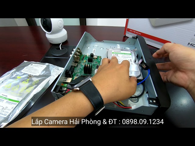 Cách lắp ổ cứng vào đầu ghi hình Camera Hikvision.