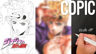 【ジョジョ】ジョルノをコピックで塗ります | Drawing Giorno Giovanna |  JOJO'S BIZARRE ADVENTURE