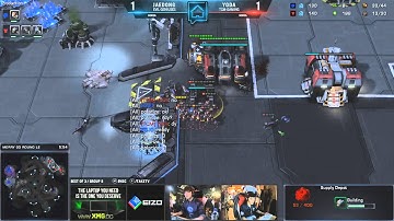 [Starcraft 2] Homestory Cup X: Jaedong Vs. Yoda. - Game 3 Final Moments.