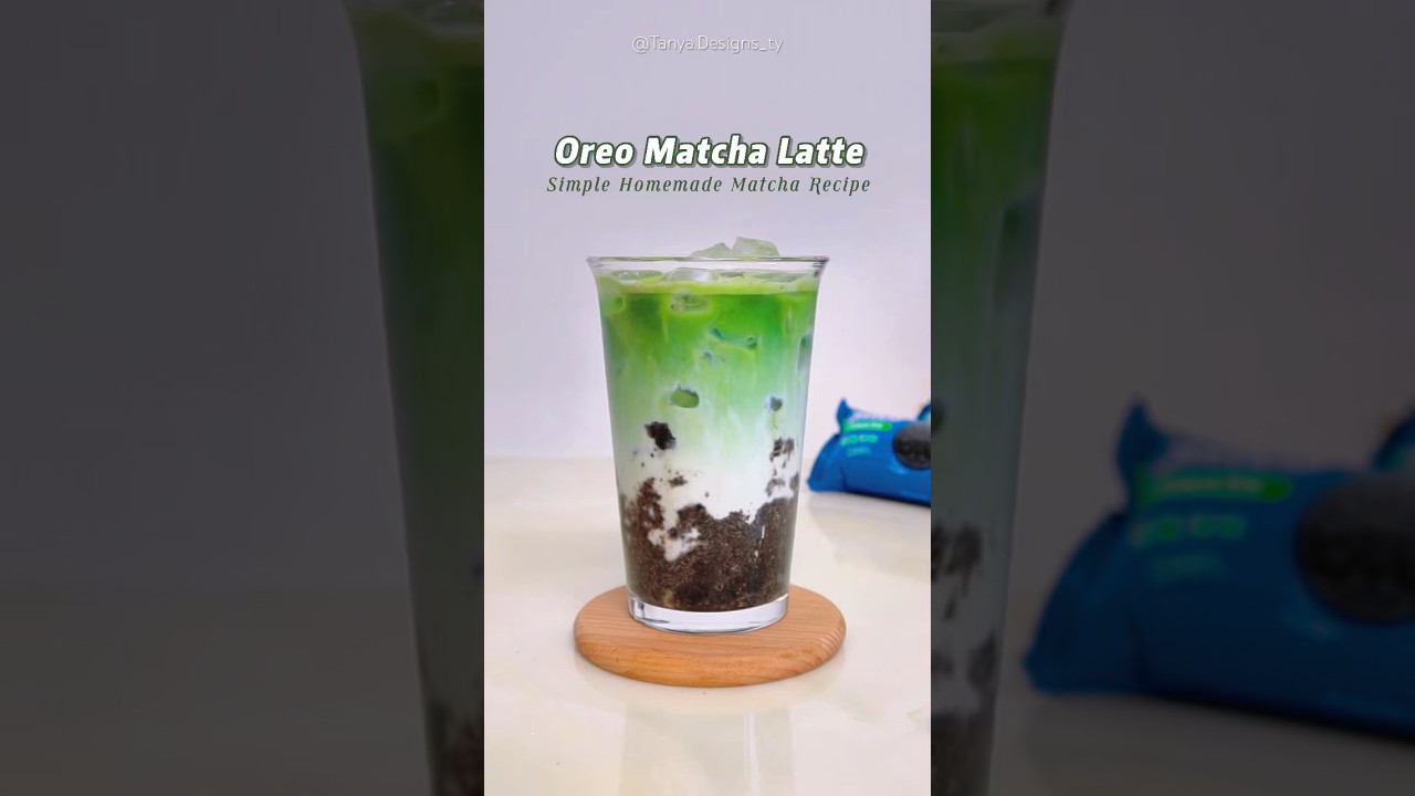 🍵Oreo Matcha Latte🍵