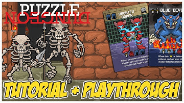 How To Play: Puzzle Dungeon | Solo Player Dungeon Crawler Tutorial!