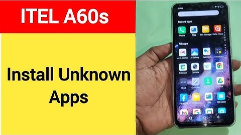 How to install unknown apps, install APK, Itel A60s me third party app install kaise karen, app inst