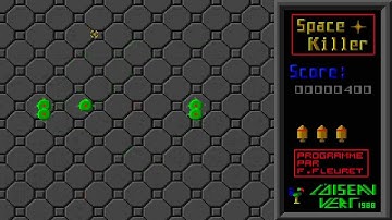 ATARI ST SPACE KILLER  From Automation Compact Disk Menu Intro LSD Was not Was No 12  Cracktro STE