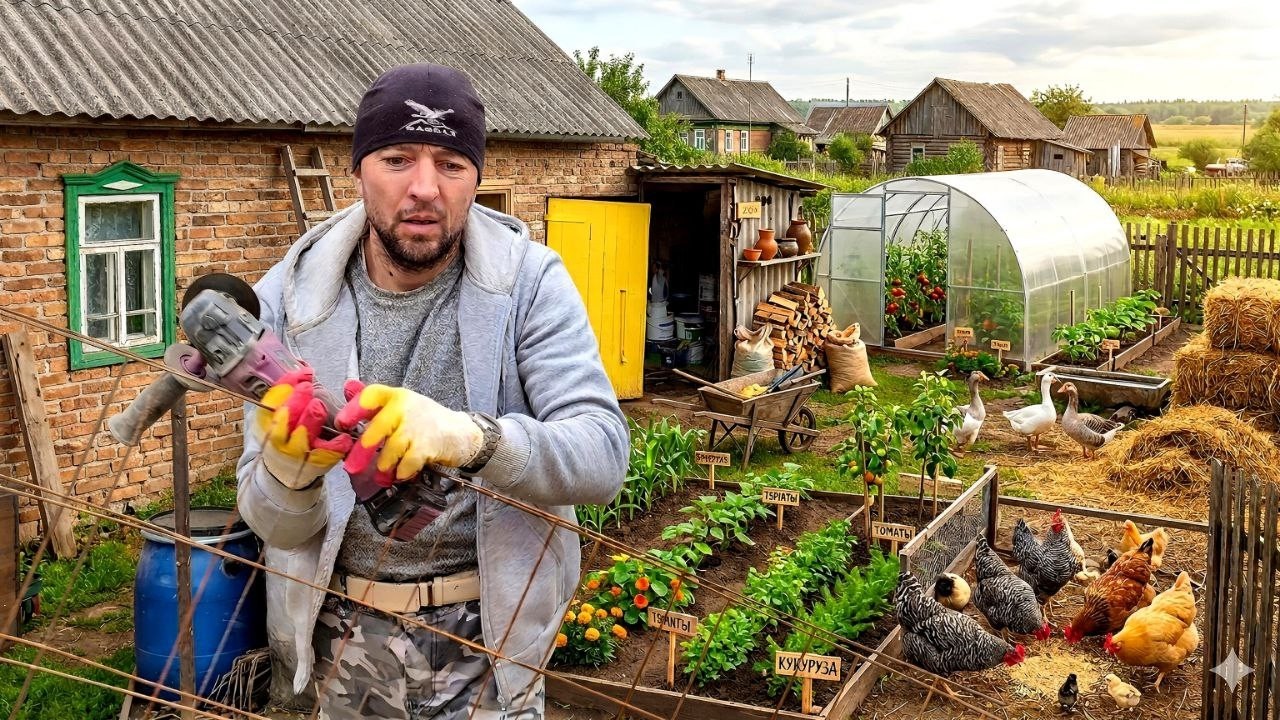 ЗЕМЛЯ КОРМИТ: Весна пришла! 🏡 Первые посадки и большой ремонт 🌱🔨 жизнь на хуторе