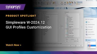 Simpleware W-2024.12 - GUI Profiles Customization