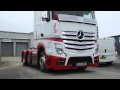 Mercedes actros euro 6 with new truckmax triplebore tailpipe design