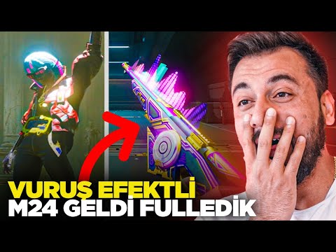 VURUŞ EFEKTLİ M24 GELDİ FULLEDİK 😮 / Pubg Mobile Kasa Kutu Açılımı