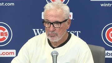 CIN@CHC: Maddon discusses loss to Reds, recent slide