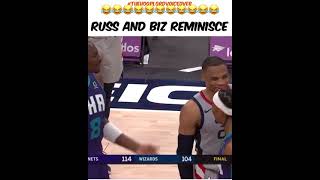 Russell Westbrook And Bizmak Share A Moment