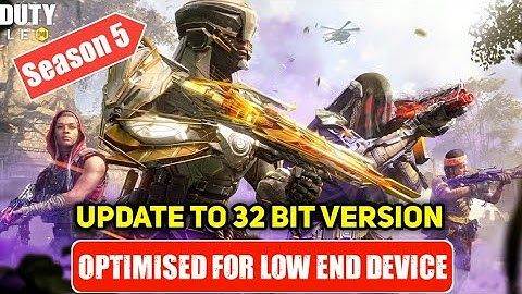 How to update COD mobile 32 bit version in Season 5 | Global