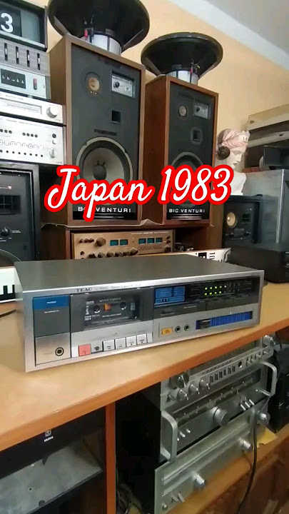 #1980s Cassette Deck TEAC Japan - Sound Test @Angelicaaudio