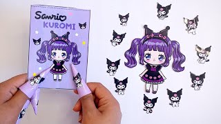 [ToyASMR] Satisfying with Sticker Book Kuromi, Hello Kitty, Cinnamoroll 🌨️✨ #paperdiy #sanrio