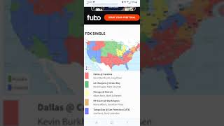 NFL Week 11 TV Map 2023