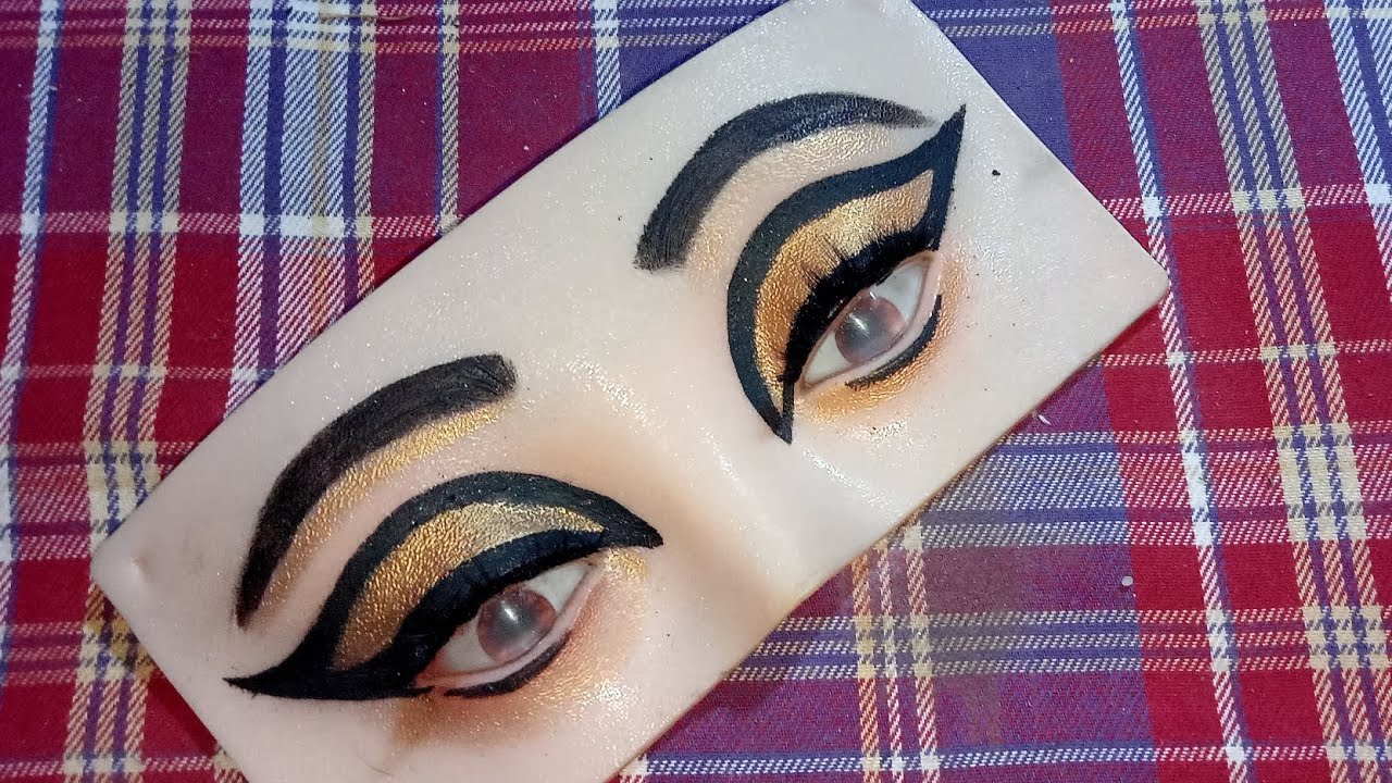 golden eyes makeup tutorial YouTube