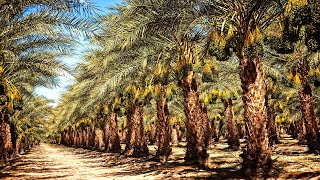How Farmers Produce Millions of Delicious Dates Palm - Growing and Harvesting Dates in The Desert