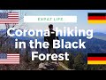 American Expat social-distance-hikes in the Black Forest