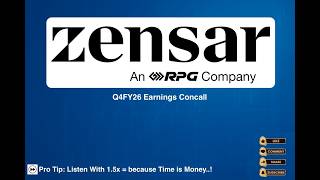 Zensar Technologies Q4FY26 Earnings Concall