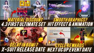 🔴4.3 NEW AKM IS HERE🔥😱BEST HIT EFFECT✅ X-SUIT DATE CHANGE ? 🔥CYCLE REWARDS GLITCH🔥NEXT UC UP EVENT