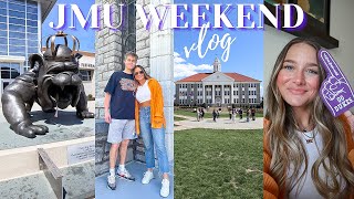COLLEGE VLOG: weekend at James Madison University + Easter with family + exploring jmu/harrisonburg