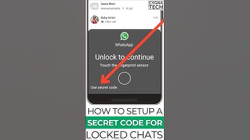 🔐 How to Setup a SECRET CODE for Locked Chats in WhatsApp (2025 Guide)