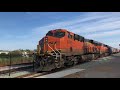 3 BNSF Freight Trains w Special Power