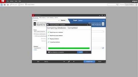 Compare and Synchronize SQL Server schemas with SQL Server Compare | Redgate