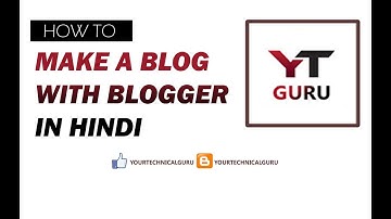 How to create a blog on blogger in Only 2 Minutes - Hindi Tutorials