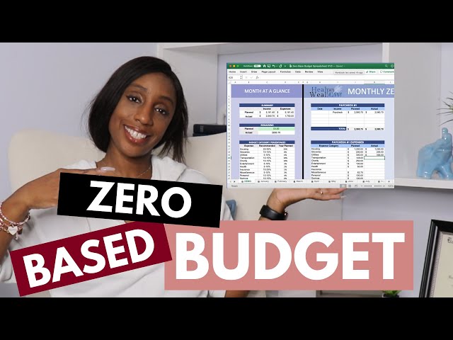 Zero Based Budget Spreadsheet - Dave Ramsey Budget - How To Set Up A Zero  Based Budget - YouTube