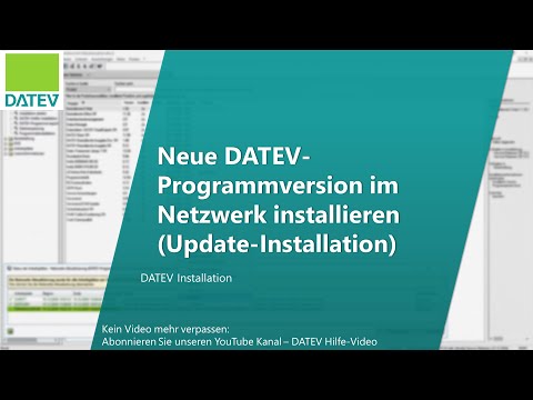 Neue DATEV-Programmversion im Netzwerk installieren (Update-Installation)