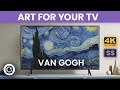  van gogh fondo para television 5h  noche estrellada  van gogh 