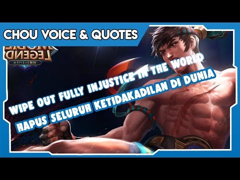Chou Voice & Quotes Terjemahan Indonesia @ArvinoVins