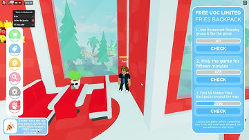 Work at a Restaurant Script | FREE UGC!! | Collect Backpacks | Limited Copy