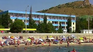 Отдых в Курортном (Крым). Holidays in the Kurortnoe (Crimea)(Поселок Курортное расположен в 30 км к западу от Феодосии. Это база при знакомстве с достопримечательностям..., 2015-05-24T11:48:49.000Z)