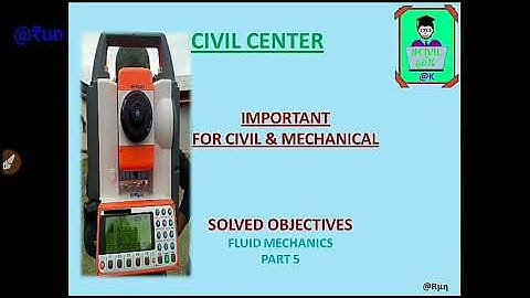 GUPTA & GUPTA SOLVED #FLUIDMECHANICS PART 5 USEFUL FOR #CIVIL & #MECHANICAL    FOR #SSC JE