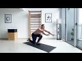 Shrimp Squats with Resistance Band