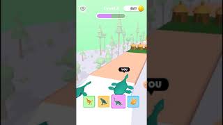 Dino Run 3D Transform All Levels Gameplay | Kids Game | Android Games, Ios games #shorts screenshot 4