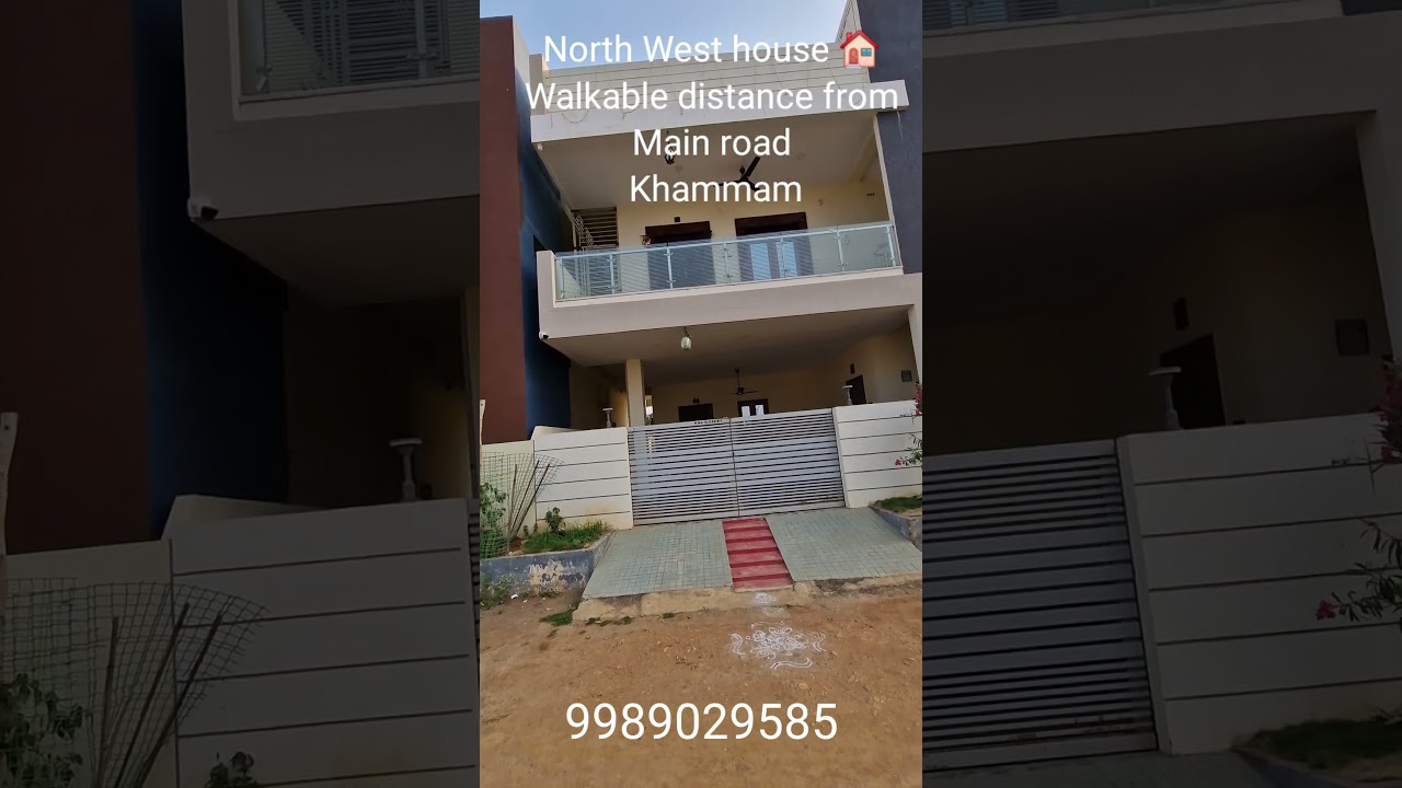 North-west facing G+1 house for sale in Khammam