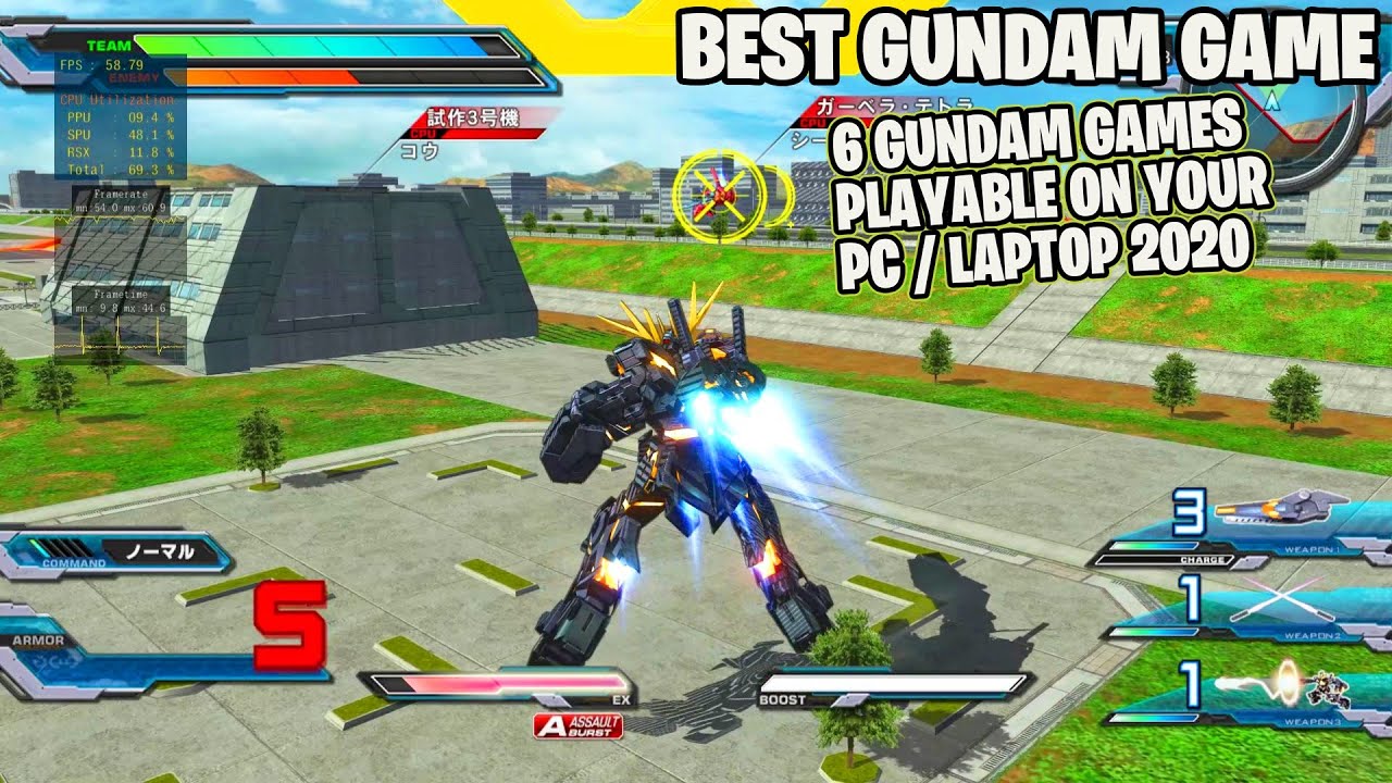 gundam versus download  New Update  Perfect!! 6 Gundam Games Playable On PC - i5 9600K RPCS3 Rtx 2070 Super - Rtx 2060